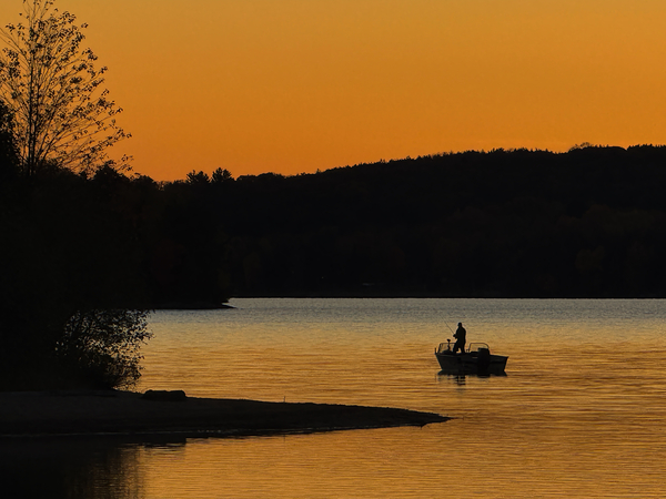 Sunset Fishing Print