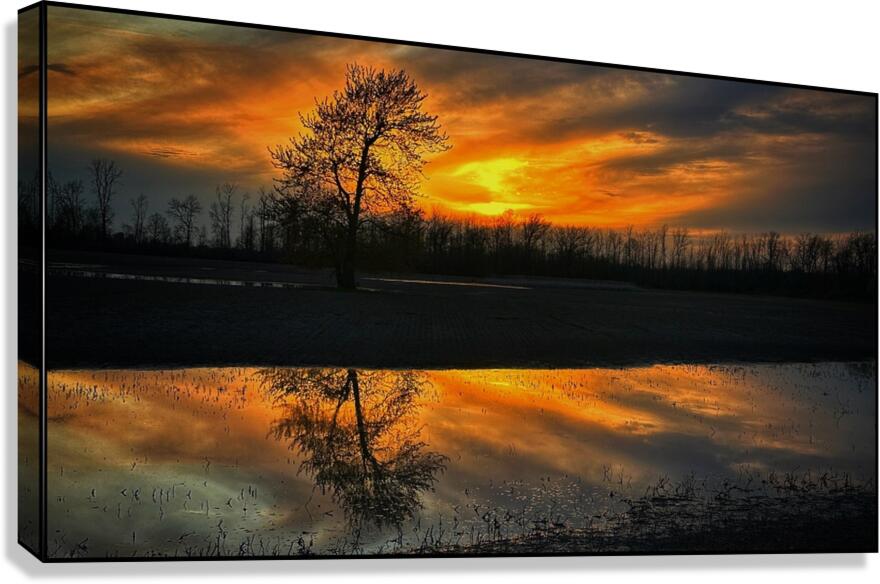 Sunset Reflection Canvas Print