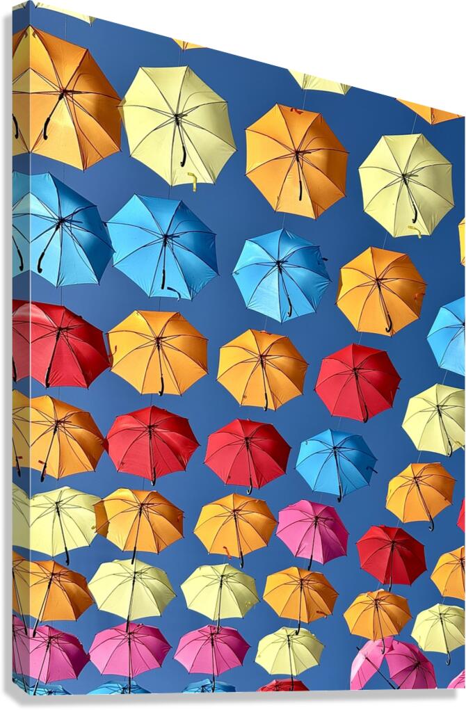 Umbrella Sky Canvas Print