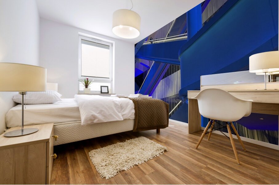 Inside The Sphere Mural print