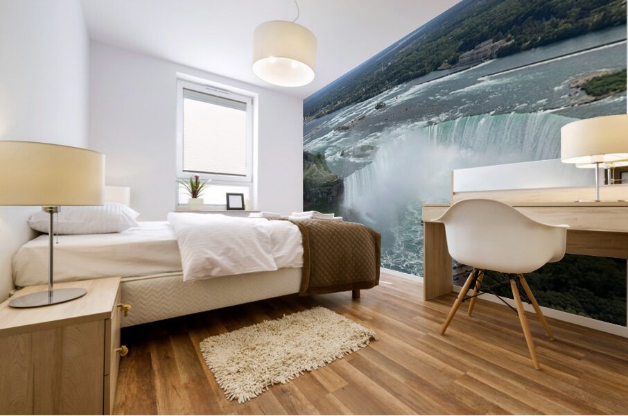 Niagara From Above Mural print