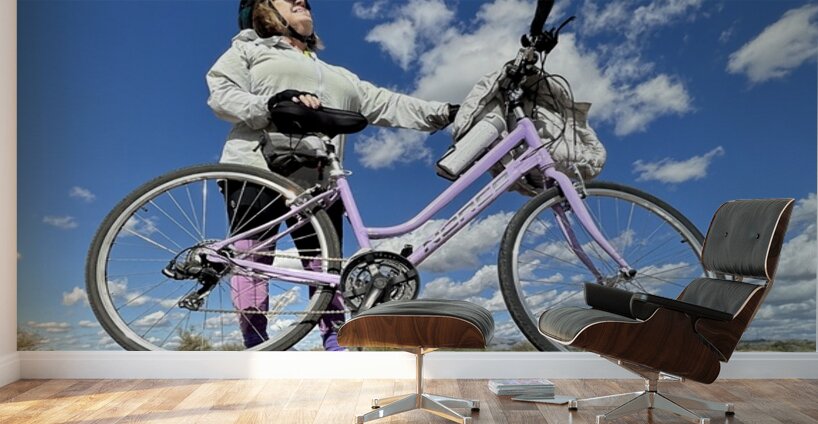 Cycling Reflection Wall Murals