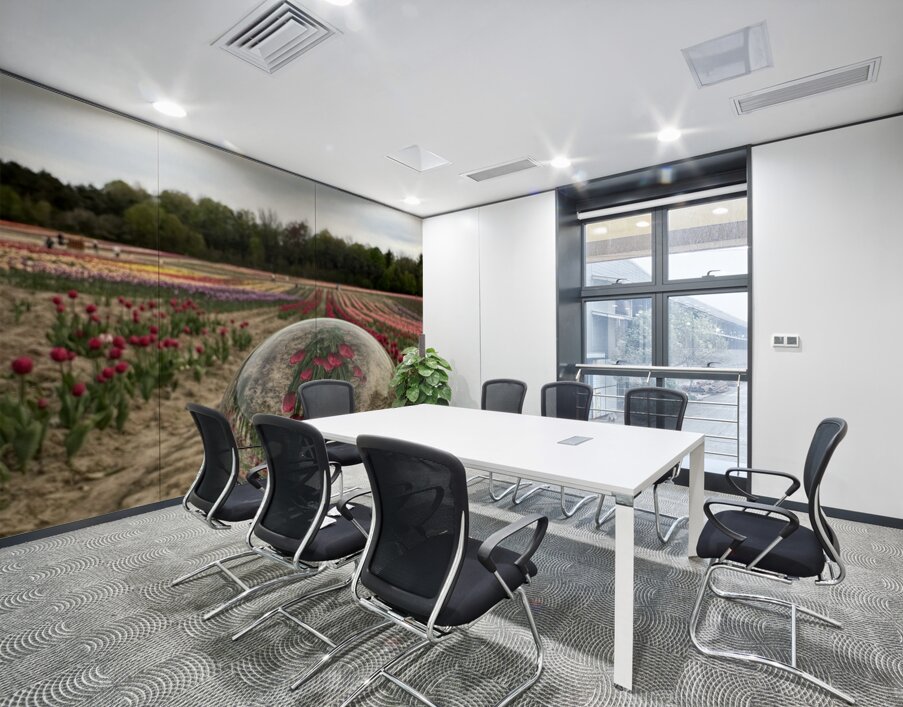 Tulip Farm Wall Printing