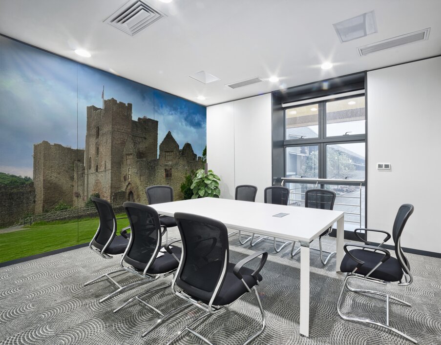 Ludlow Castle Wall Printing