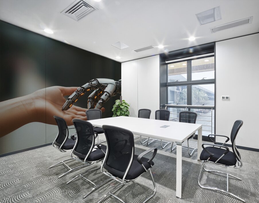 Helping Hands AI Wall Printing