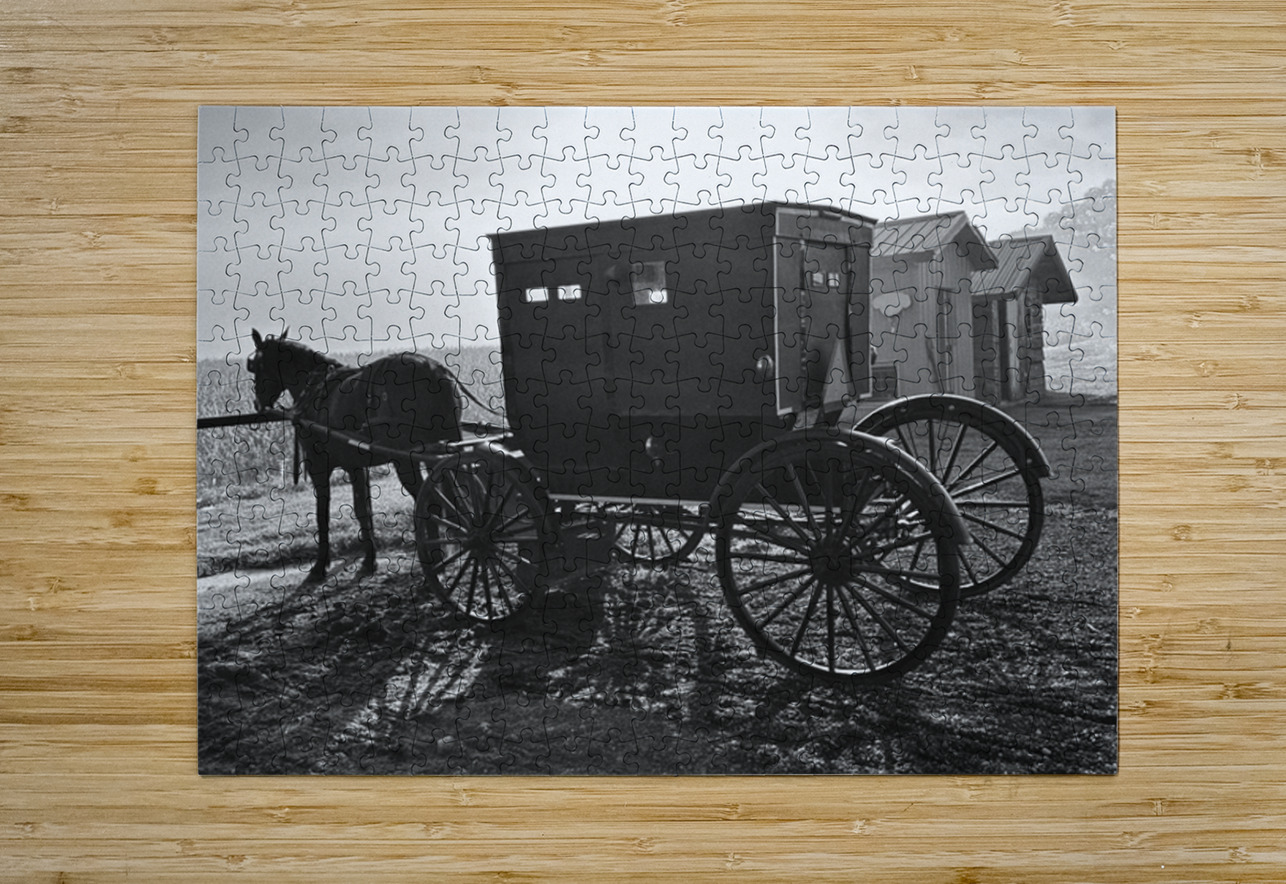 Sunrise in Amish Country Bob Hudson Puzzle printing