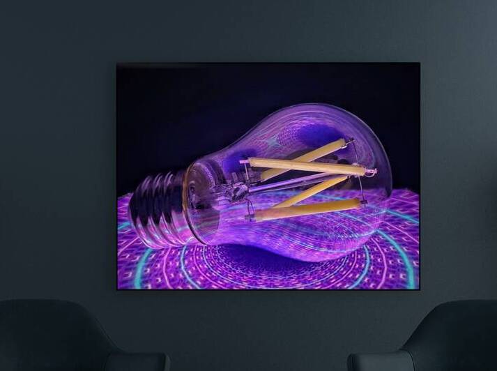 Purple Bulb by Bob Hudson