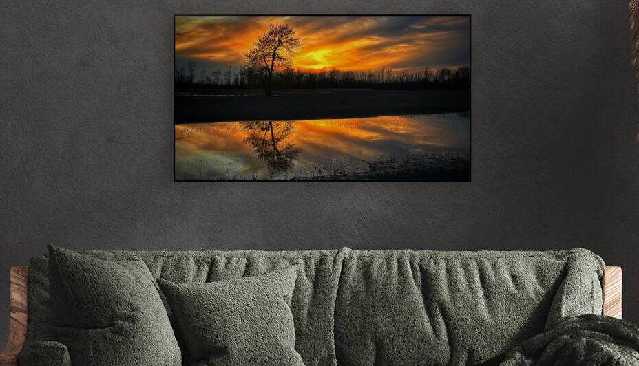 Sunset Reflection by Bob Hudson