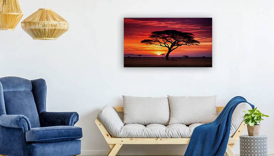 Acacia Tree on Serengeti AI by Bob Hudson